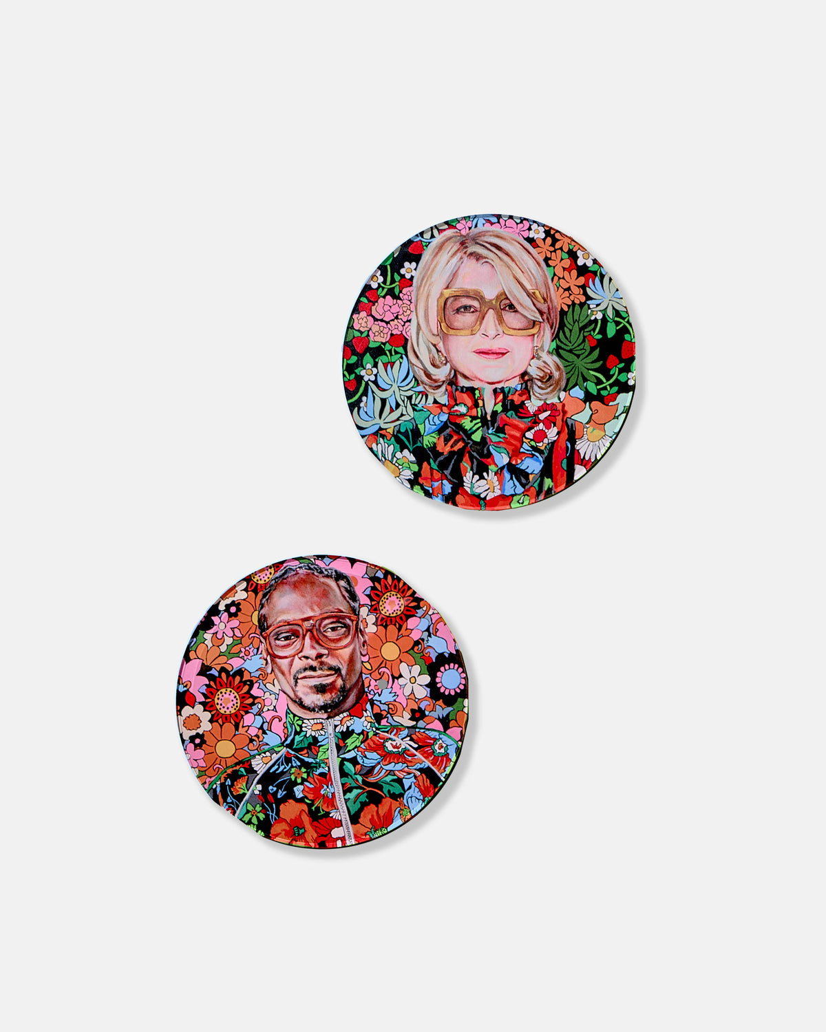 Best Buds Acrylic Drink Coaster (set of 4 )