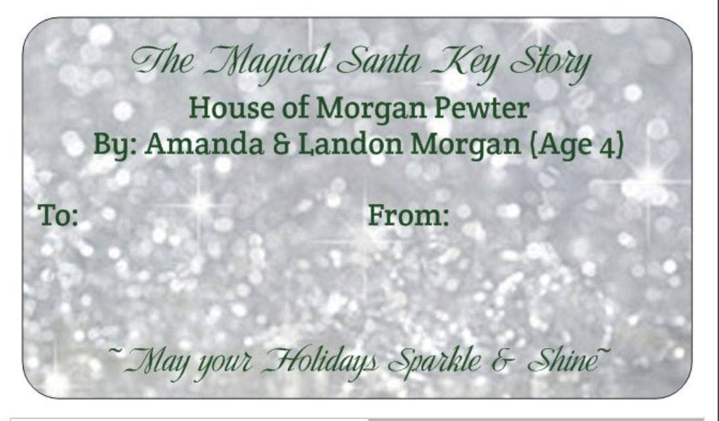 Magical Santa Key Ornament - Christmas Eve Gift for Child