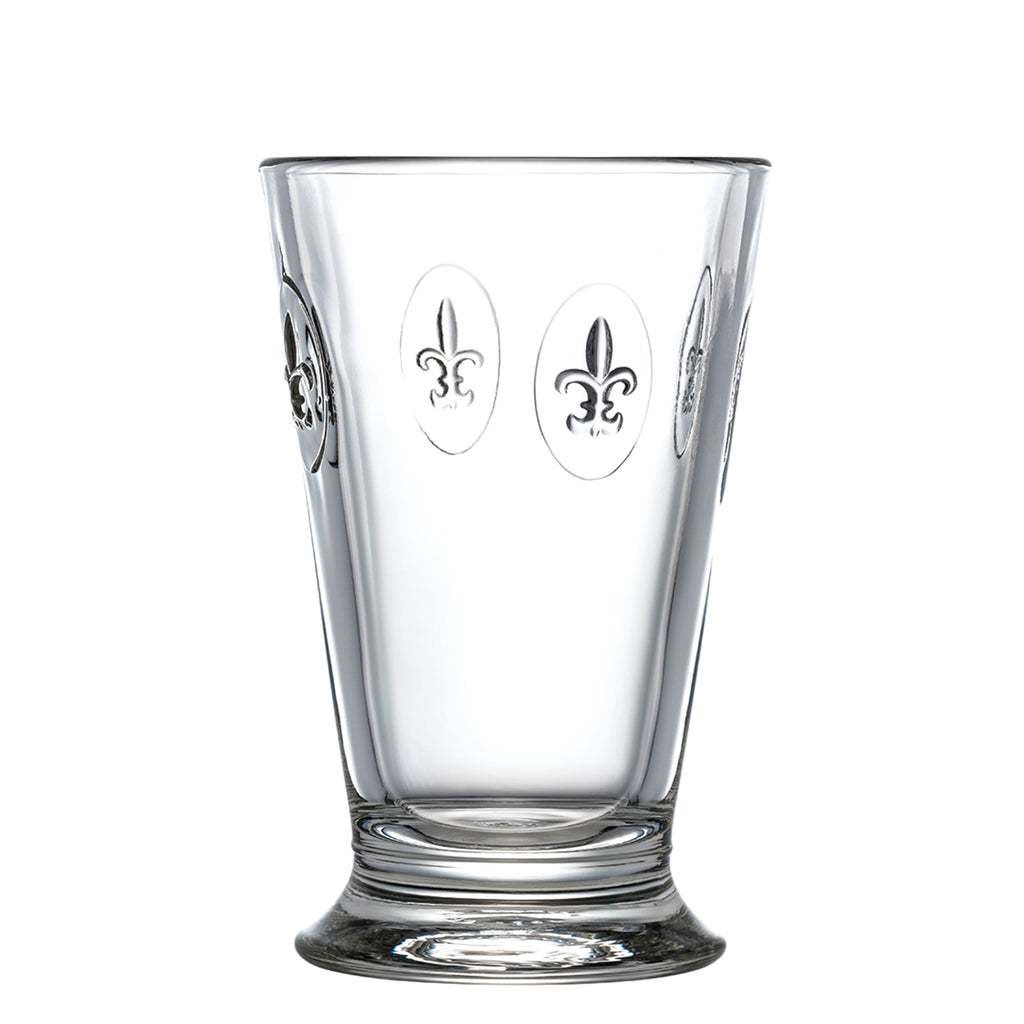 Fleur de Lys Ice Tea Glass Set - 6 - Maison and Mer