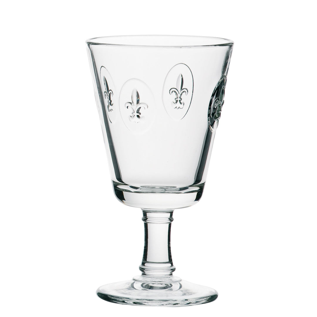 Fleur de Lys Wine Glass Set - 6 - Maison and Mer