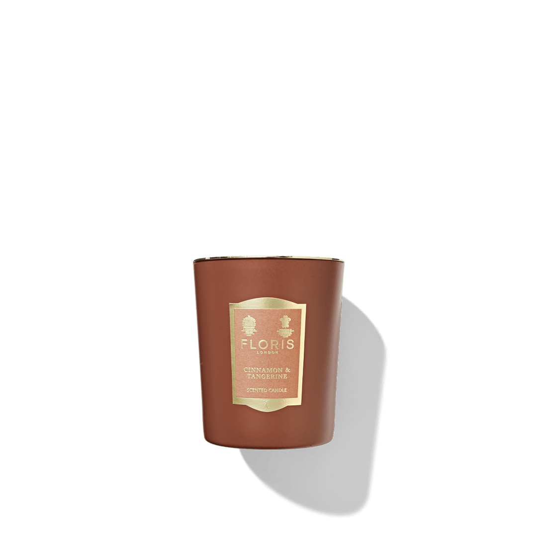 Floris Cinnamon & Tangerine Scented Candle - Maison and Mer