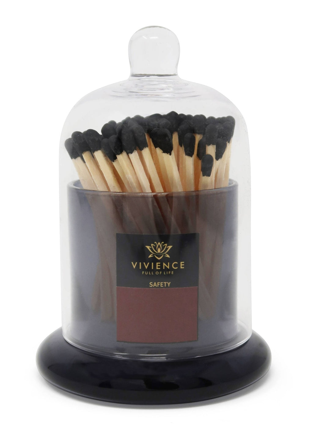 Glass Cloche Match Holder - Maison and Mer