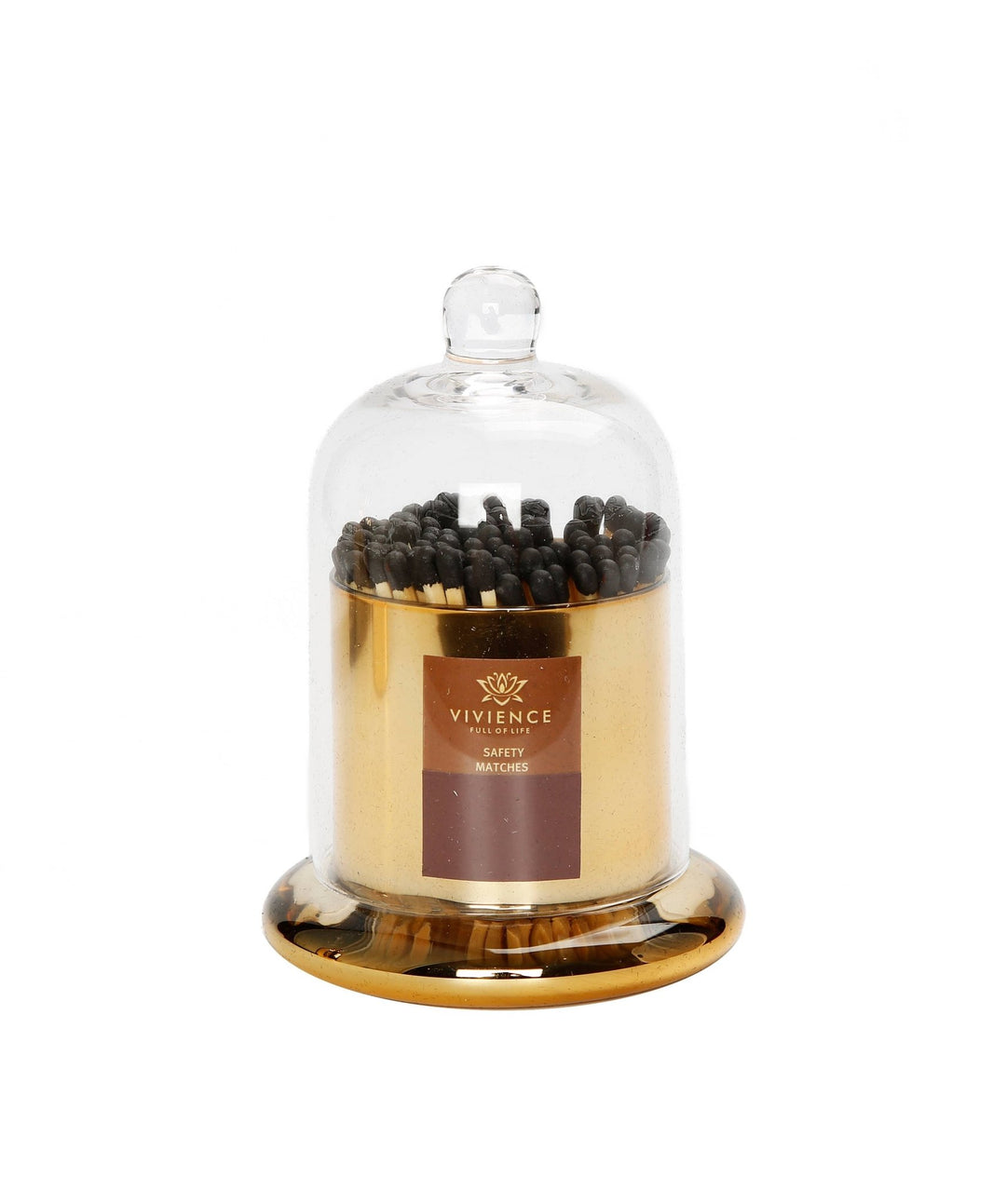Glass Cloche Match Holder - Maison and Mer