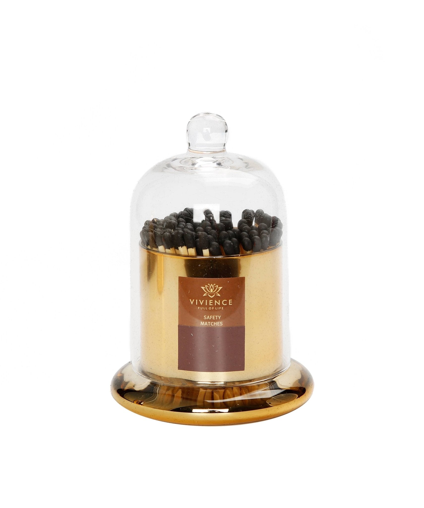 Glass Cloche Match Holder - Maison and Mer