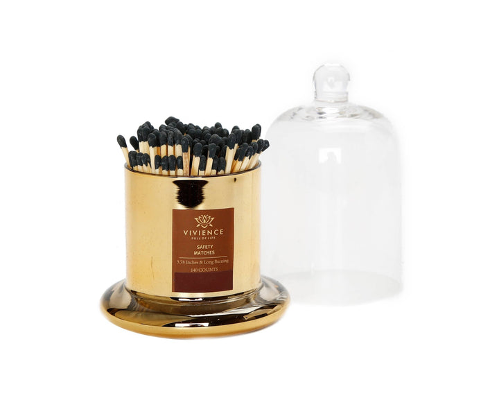 Glass Cloche Match Holder - Maison and Mer
