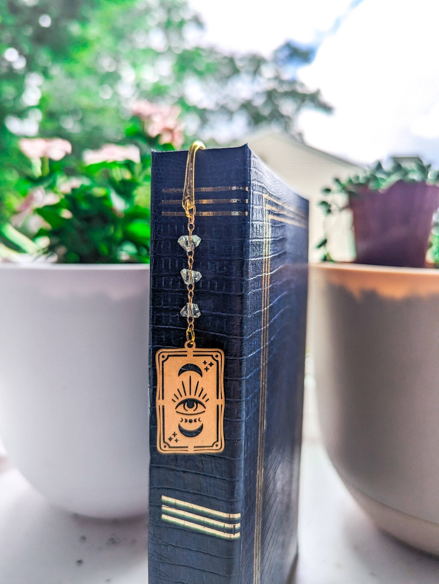 Gold tarot card Metal Hook Bookmark - Maison and Mer