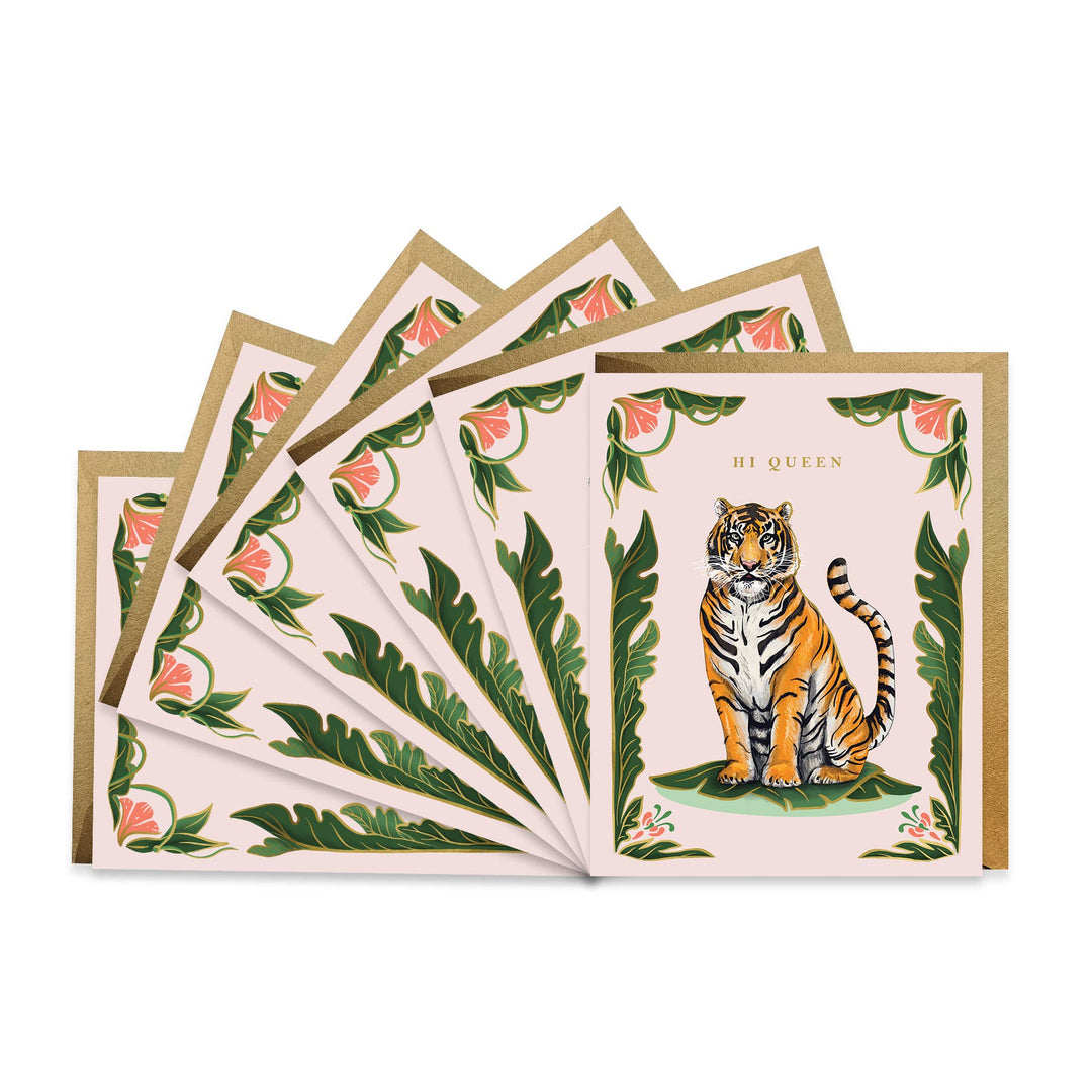 Hi Queen - Boxed Set Of 6 Cards - Maison and Mer