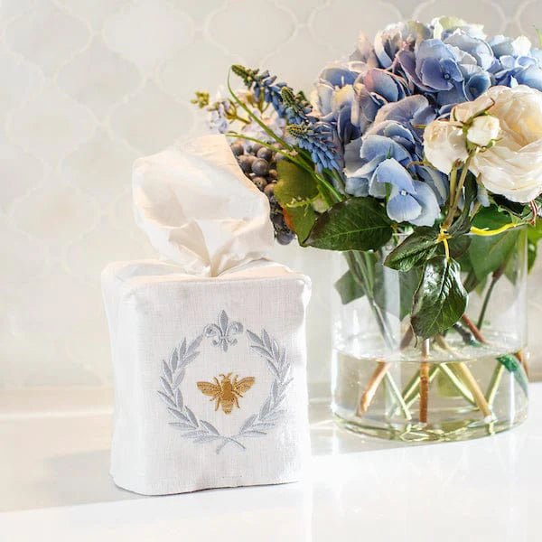 Italian Bee Tissue Box Cover - Maison and Mer