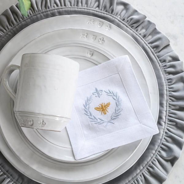 Juego de servilletas de cóctel, abeja italiana