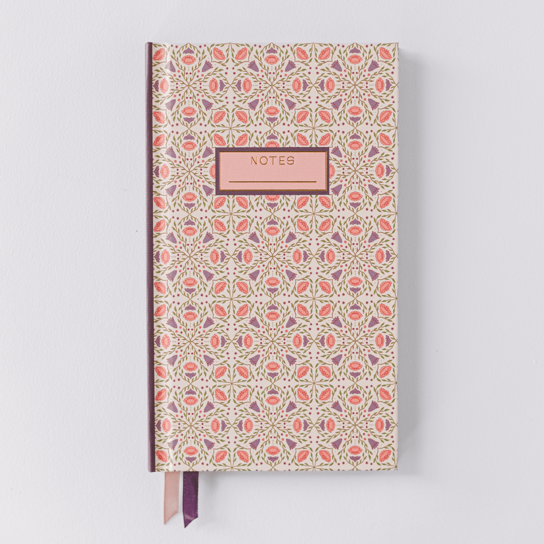 Ivory Folk Pattern Pocket Journal – Petite Collector’s Edition - Maison and Mer