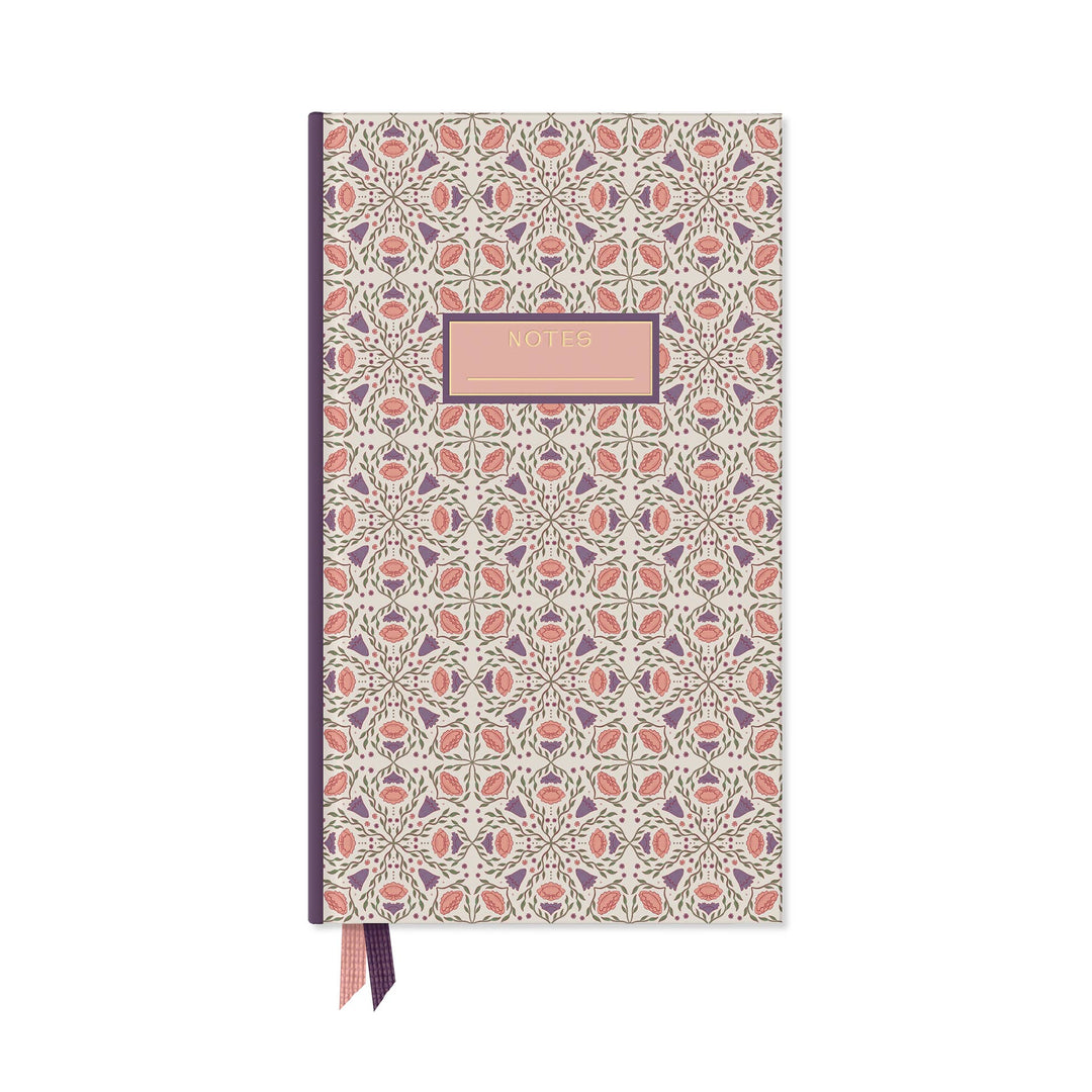 Ivory Folk Pattern Pocket Journal – Petite Collector’s Edition - Maison and Mer