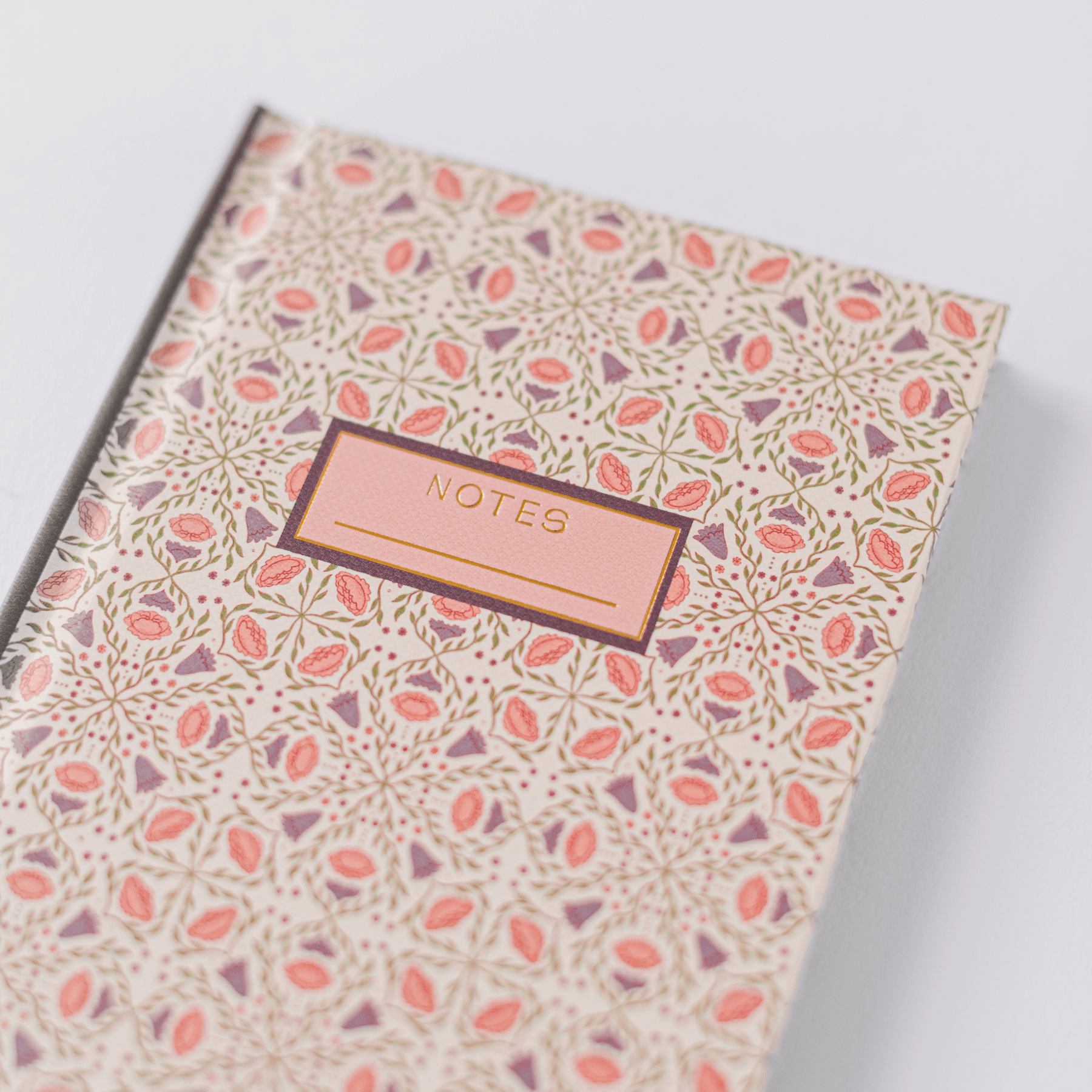 Ivory Folk Pattern Pocket Journal – Petite Collector’s Edition - Maison and Mer