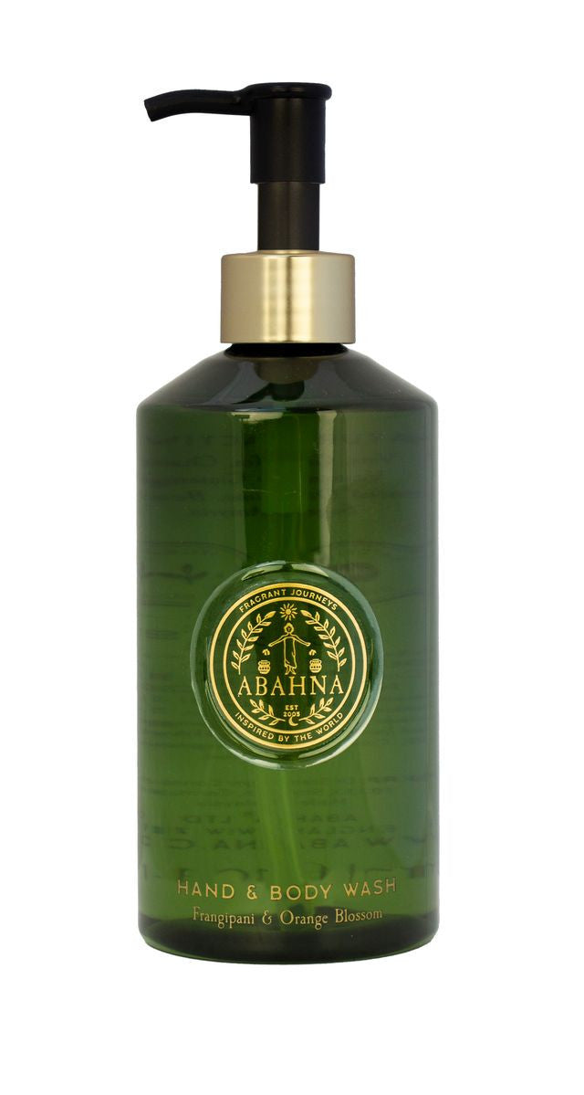 ABAHNA Hand & Body Wash - Frangipani & Orange Blossom 300ml