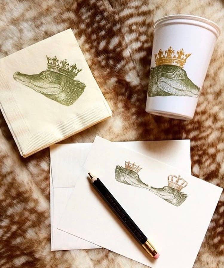 King Gator Cocktail Napkins - Maison and Mer