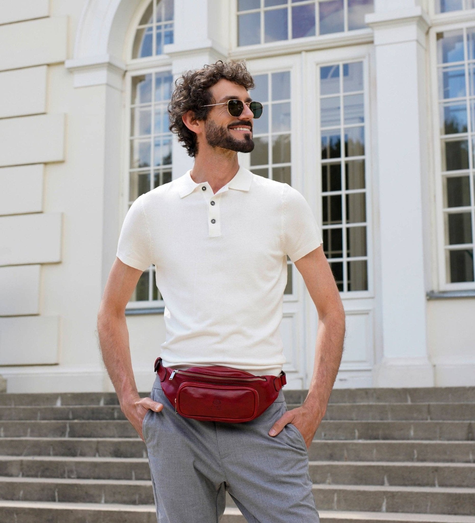 Leather Fanny Pack Belly Bag - Maison and Mer
