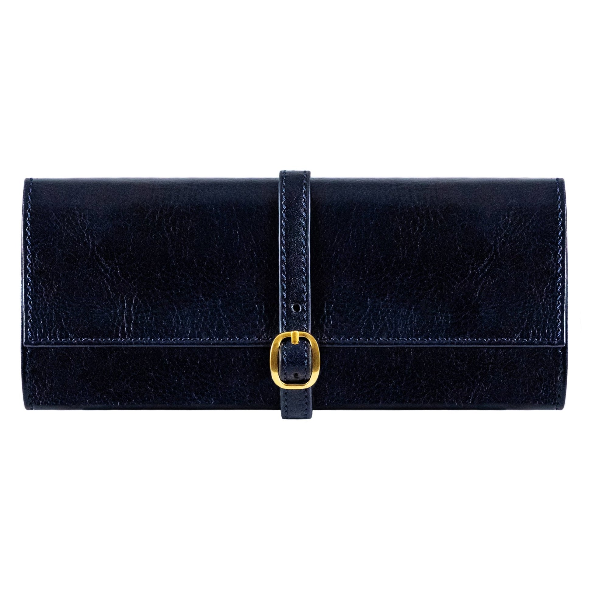 Leather Jewelry Roll Travel Case - Maison and Mer