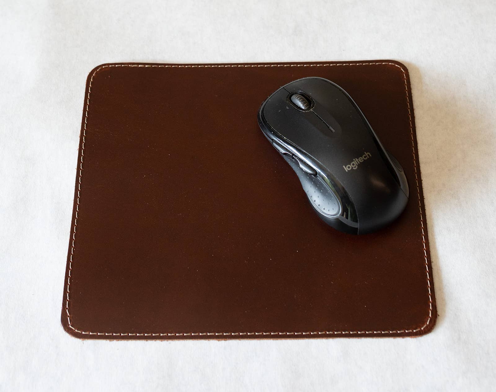 Leather Mouse Pad - Folklore Brown - Maison and Mer