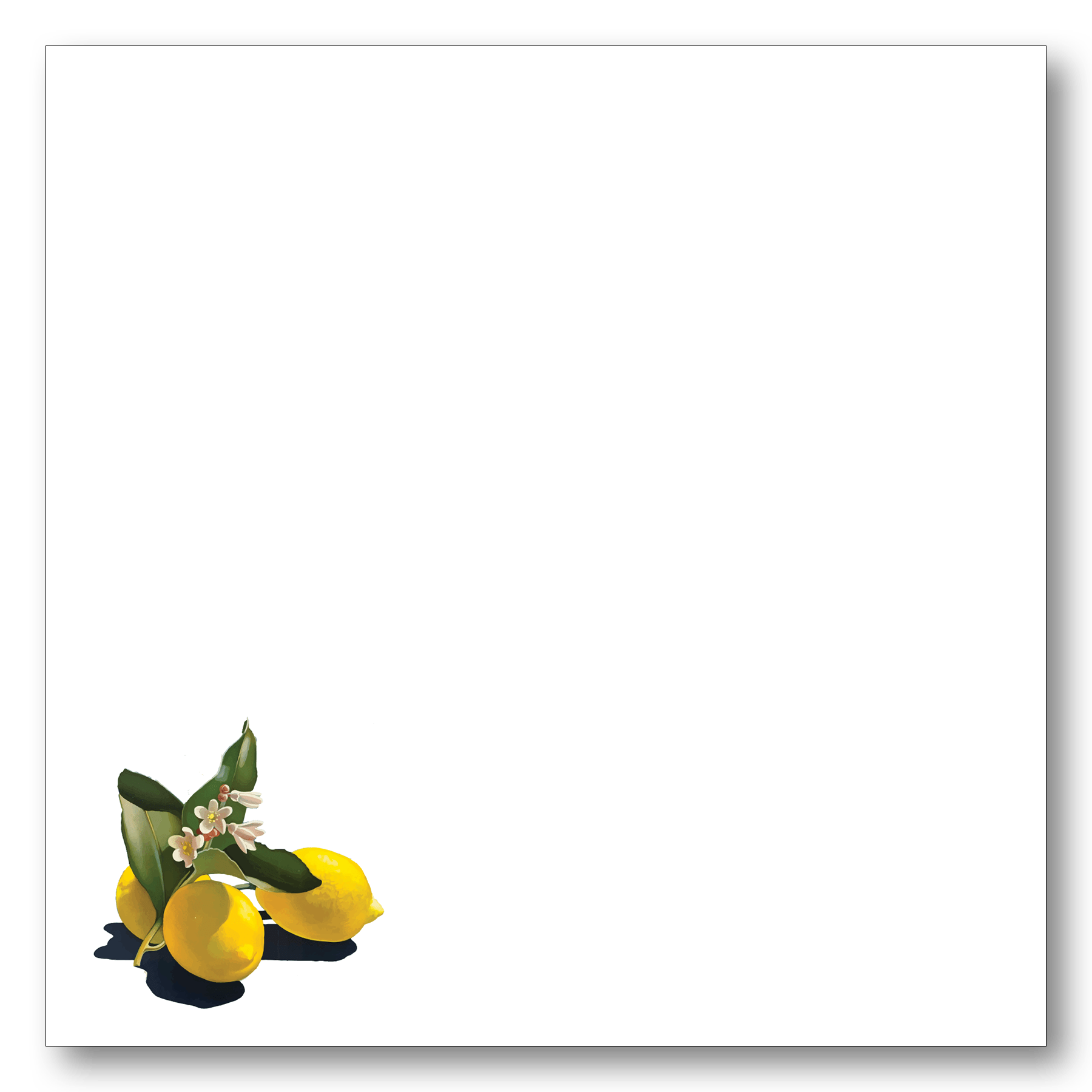 Lemons Note Pad - Maison and Mer