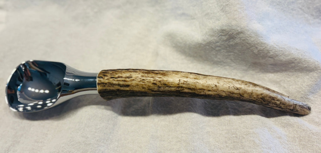 Montana Elk Antler Ice Cream Scoop Stainless Steel - Maison and Mer