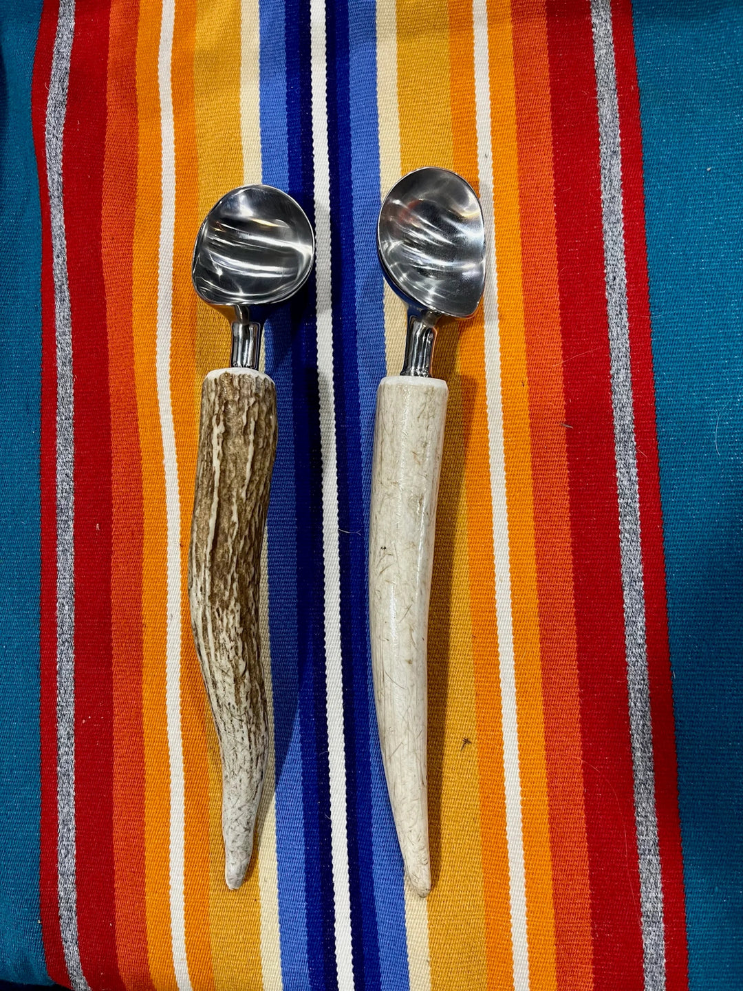 Montana Elk Antler Ice Cream Scoop Stainless Steel - Maison and Mer