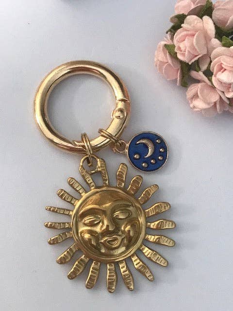 Moon and Sun keychain - Maison and Mer