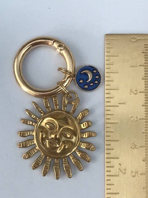 Moon and Sun keychain - Maison and Mer