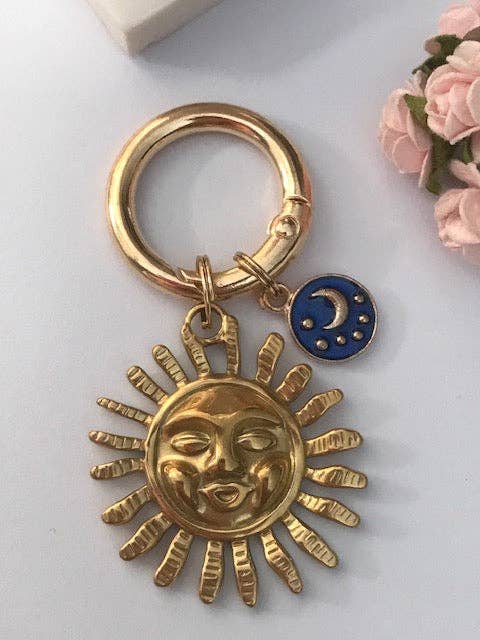 Moon and Sun keychain - Maison and Mer