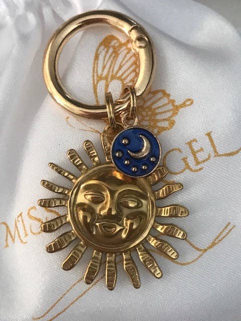Moon and Sun keychain - Maison and Mer
