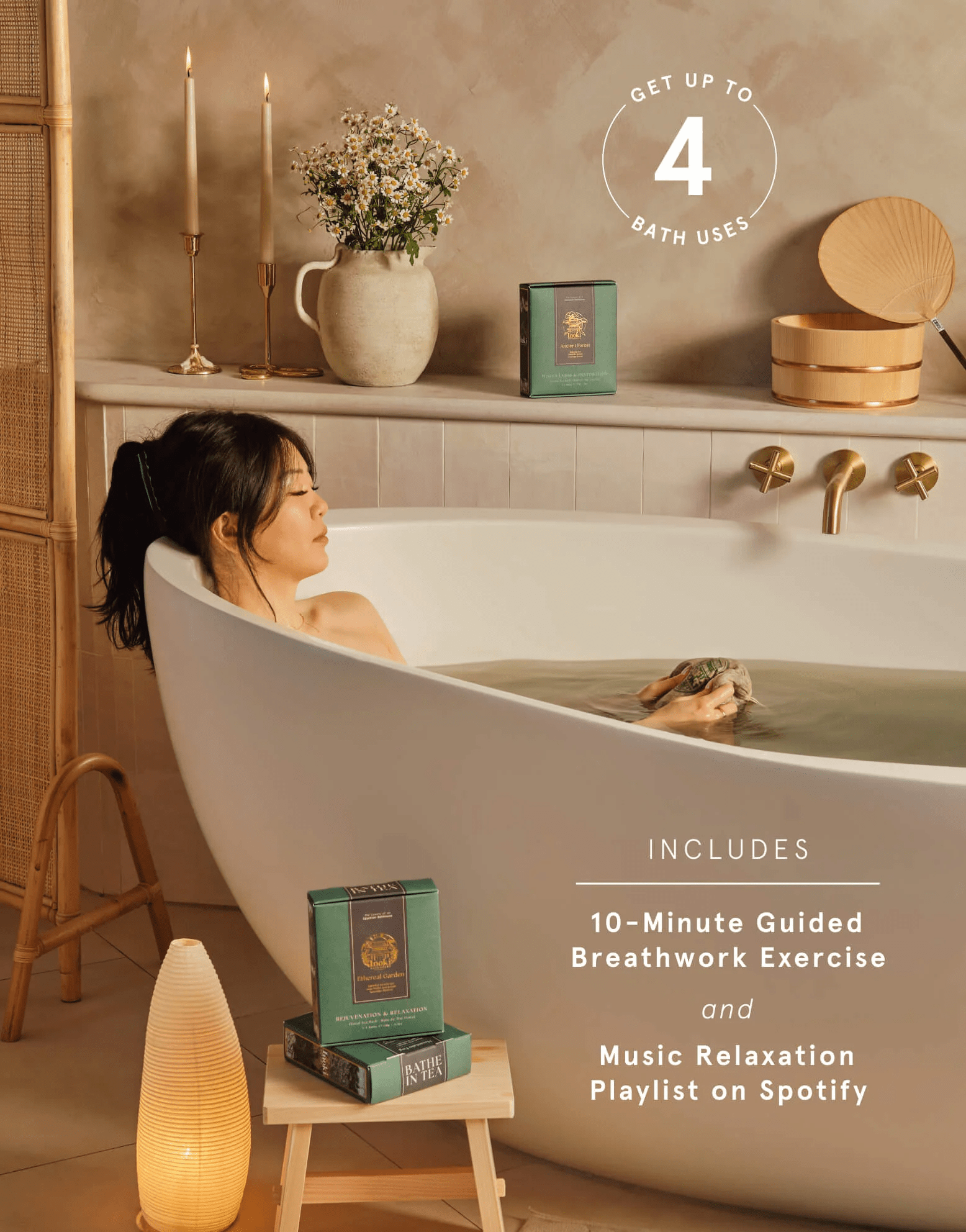 Mountain Fog Tea Bath Mini - Deep Sleep & Muscle Relief - Maison and Mer