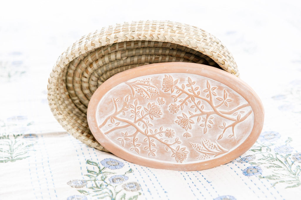 Oval Garden Bread Warmer Basket - Maison and Mer