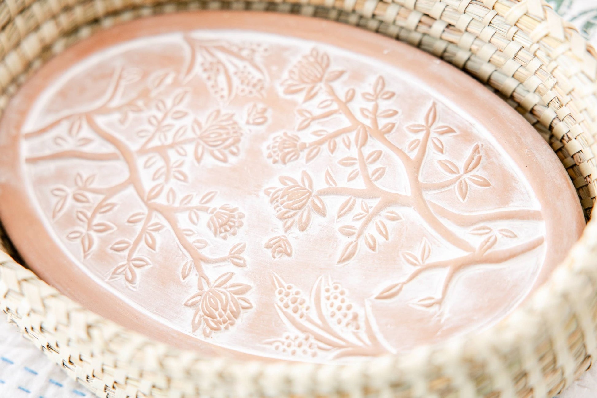 Oval Garden Bread Warmer Basket - Maison and Mer