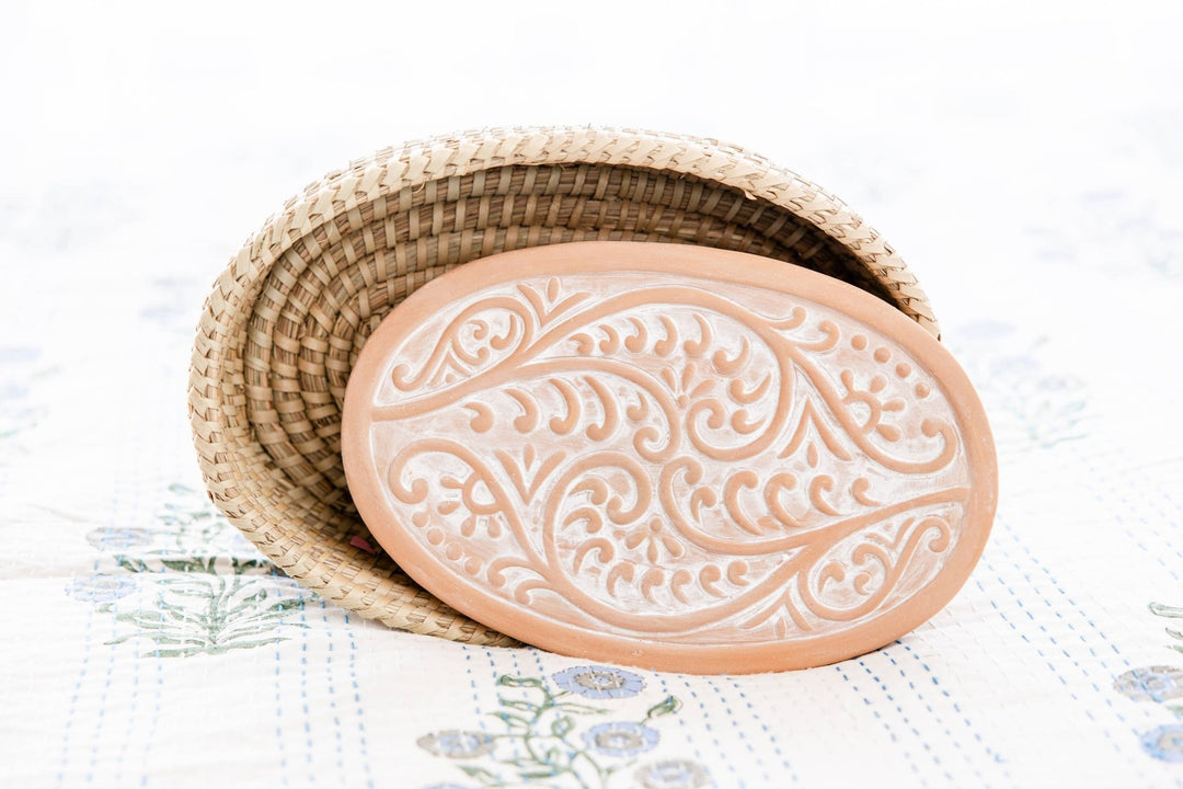 Oval Vine Bread Warmer Basket - Maison and Mer