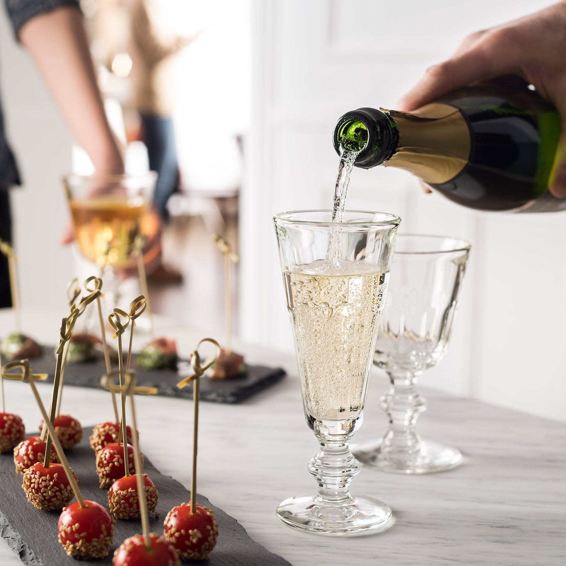 Perigord Champagne Flute Set - 6 - Maison and Mer