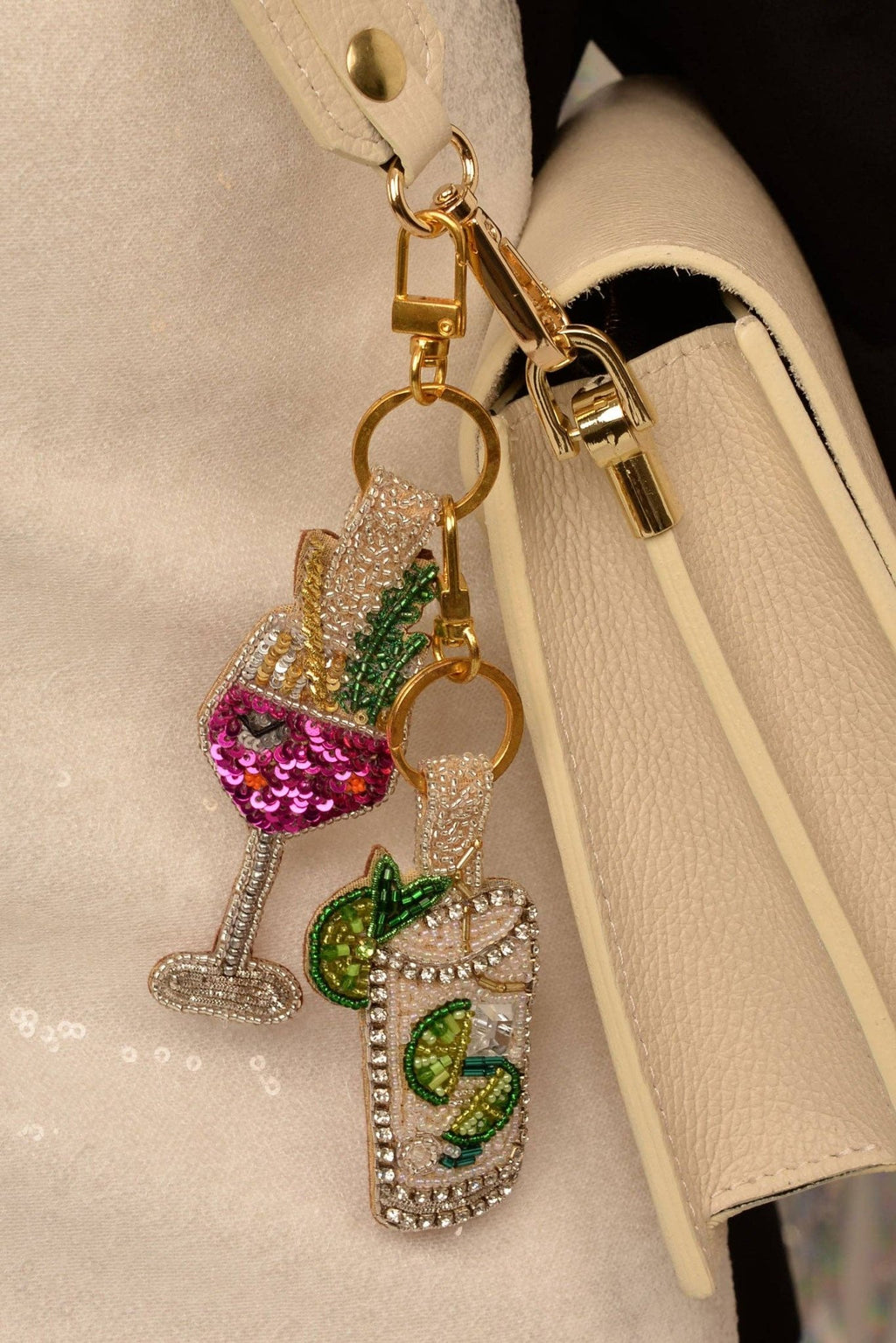 PINK FIZZ KEYRING - Maison and Mer