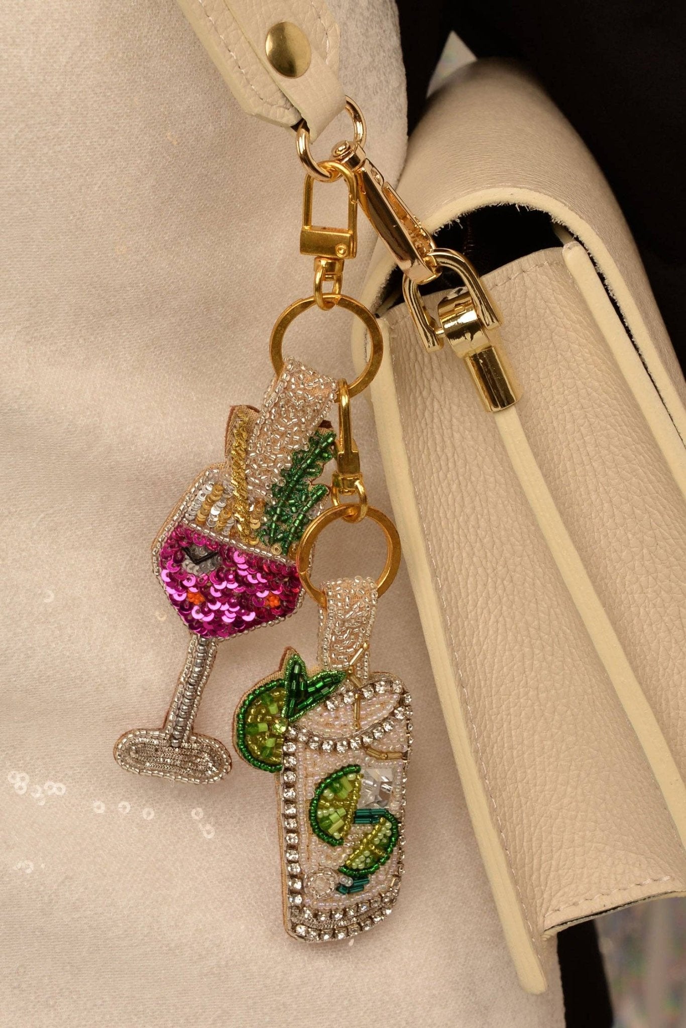 PINK FIZZ KEYRING - Maison and Mer