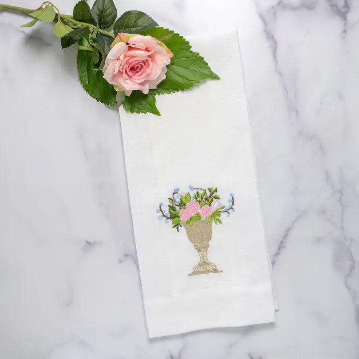 Pink Rose Urna Fiorita Towel - Maison and Mer