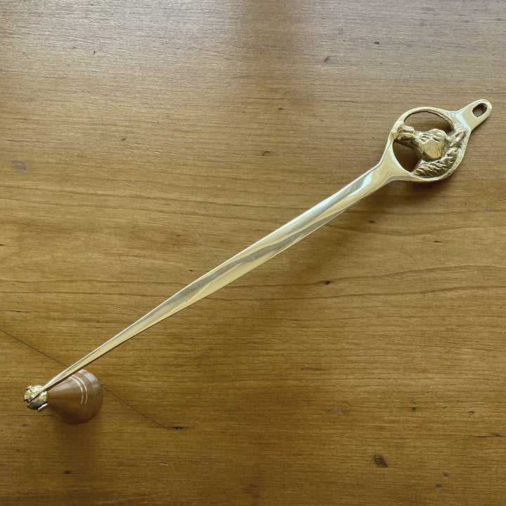 Polished Brass Horse Head Candle Snuffer - Maison and Mer