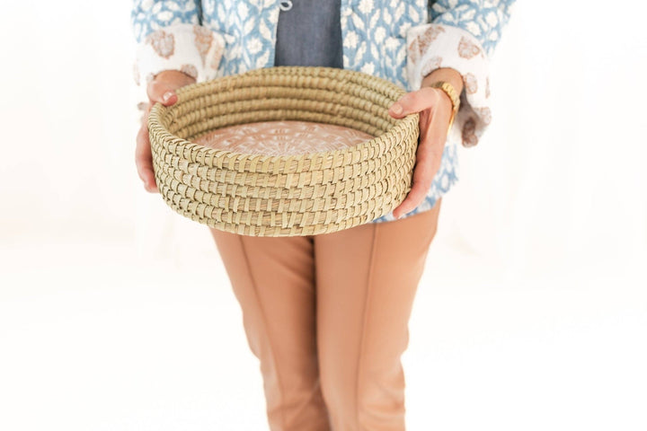 Round Basket Weave Bread Warmer - Maison and Mer