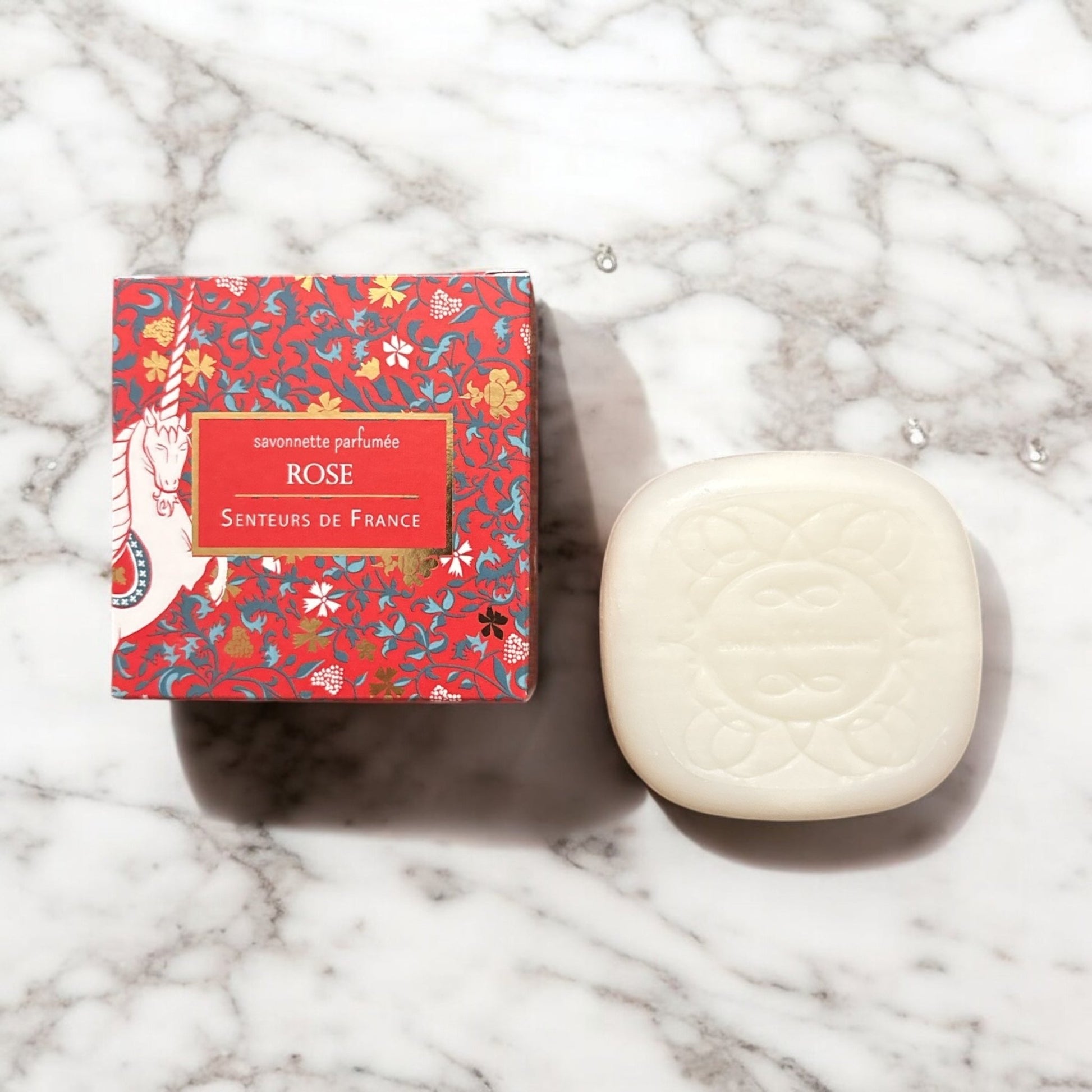 Savon Licorne – Rose Perfumed Soap with Organic Shea Butter - Maison and Mer
