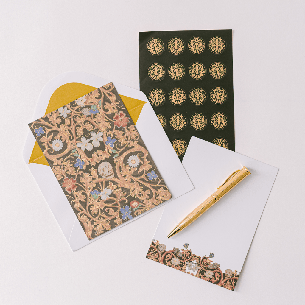 Skull Illumination Luxury Stationery Set - Getty Museum Limited Edition - Maison and Mer