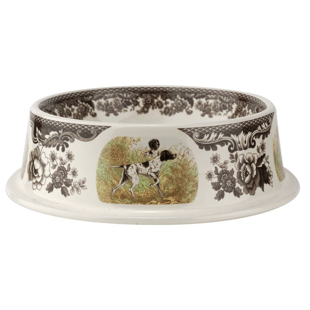 Spode Woodland 8.5 Inch Pet Bowl Assorted Dogs - Maison and Mer