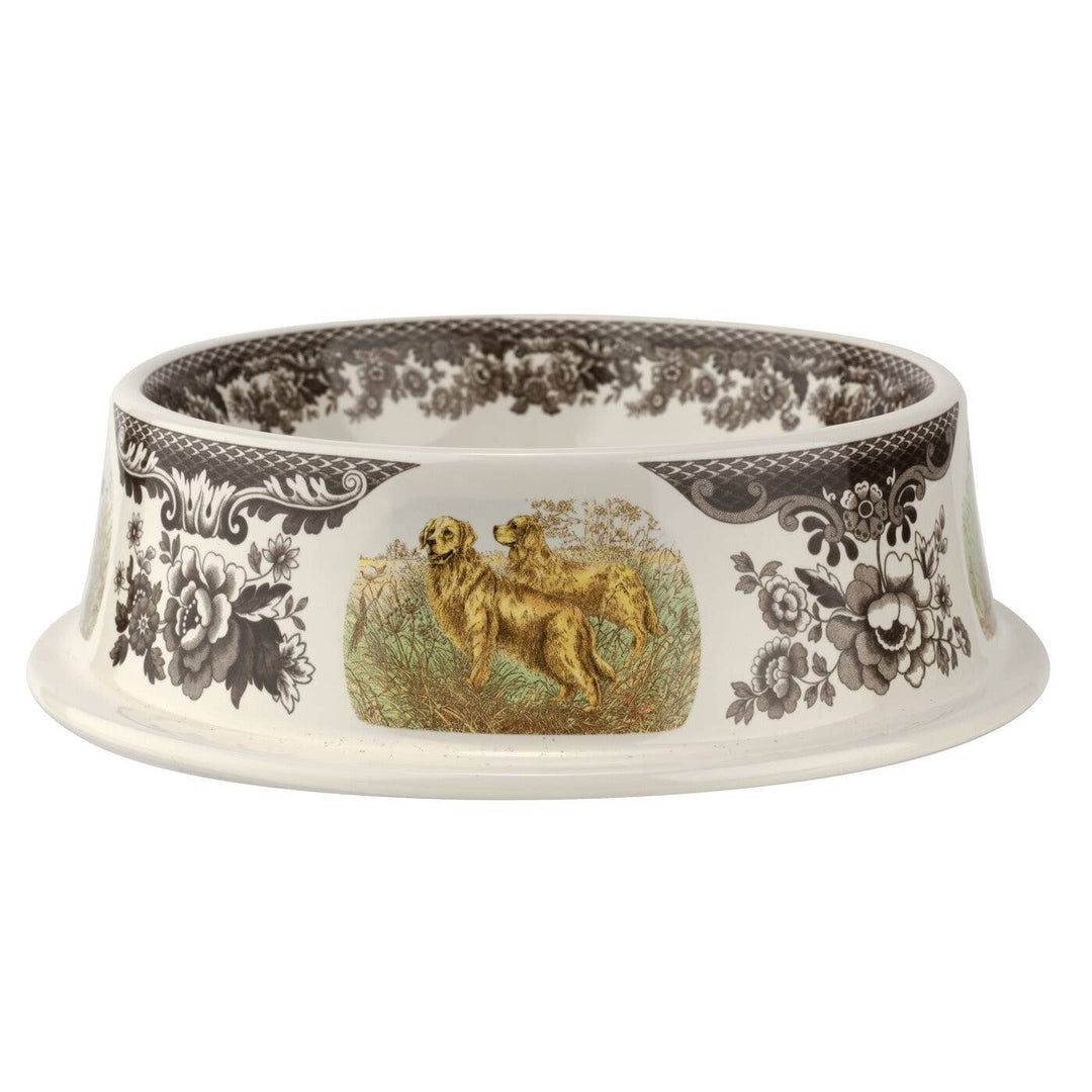 Spode Woodland 8.5 Inch Pet Bowl Assorted Dogs - Maison and Mer