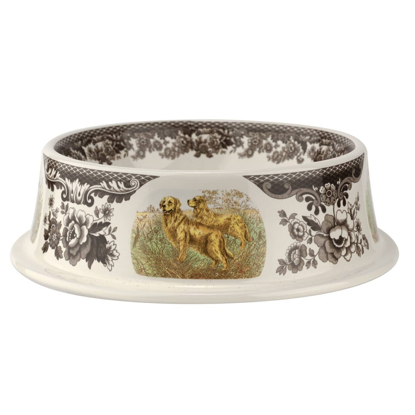 Spode Woodland 8.5 Inch Pet Bowl Assorted Dogs - Maison and Mer