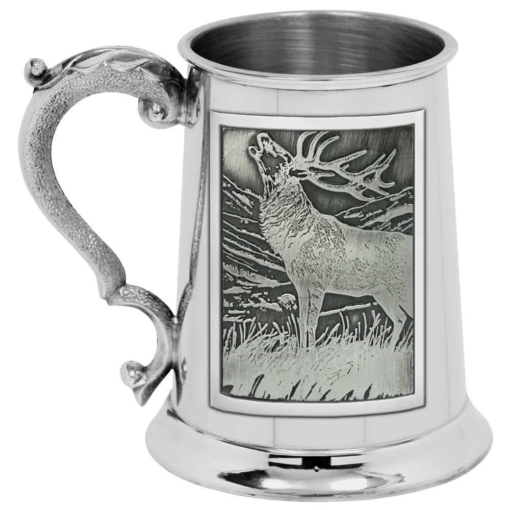 Stag Pewter Tankard - 1 Pint - Maison and Mer