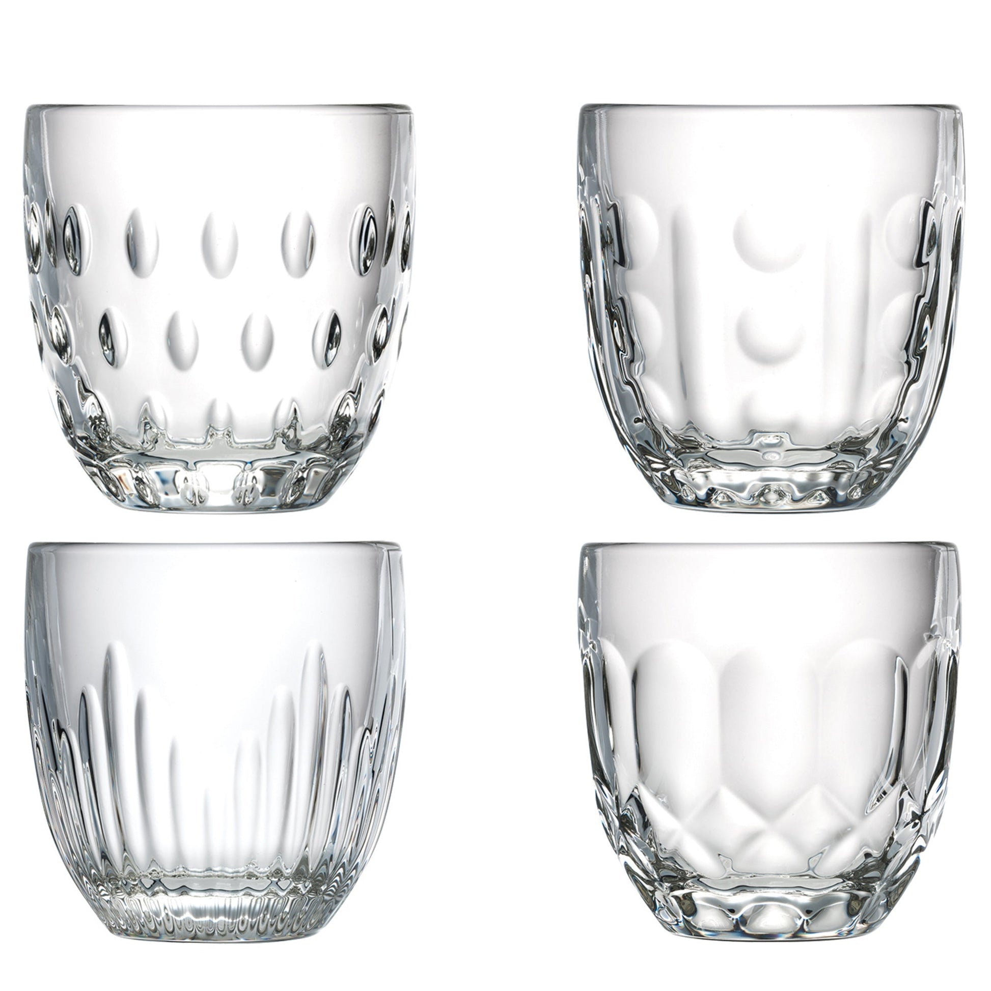 Troquet Assorted Tumblers Set – Set of 4 - Maison and Mer