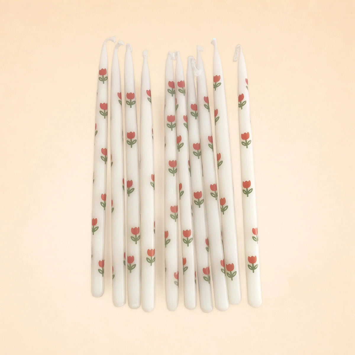 Tulip Tapered Candles (x10)